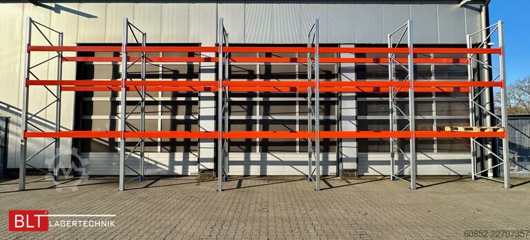 Zwaarlaststelling ca. 14 lfm. Palettenregale H: 500cm Fachlast: 4500 kg , 60 Palettenplätze