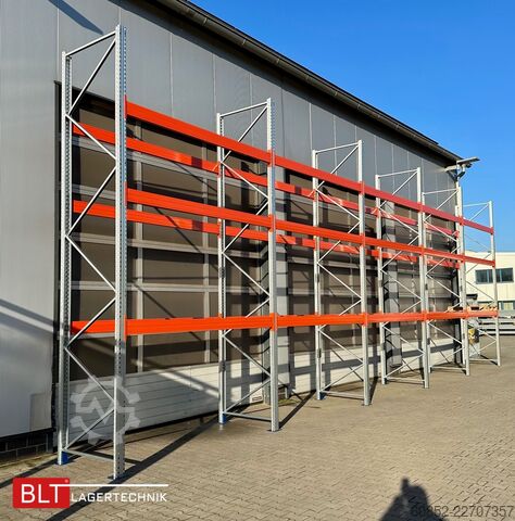 Zwaarlaststelling ca. 14 lfm. Palettenregale H: 500cm Fachlast: 4500 kg , 60 Palettenplätze