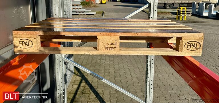 Zwaarlaststelling ca. 14 lfm. Palettenregale H: 500cm Fachlast: 4500 kg , 60 Palettenplätze