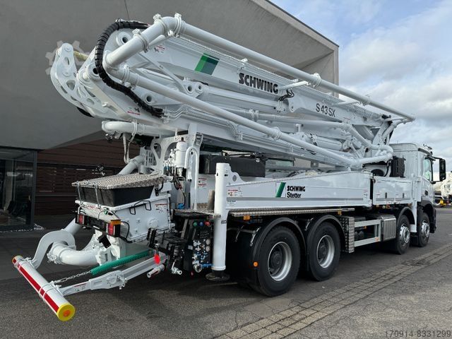Xe bơm bê tông MERCEDES-BENZ Arocs3746B 8x4 E6 GSR Schwing S43SXIII Easy-Flex