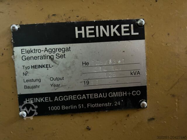 Heinkel Aggregatebau He 125 / 8361