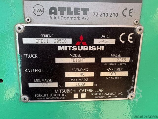 VS-22802 Xe nâng điện Mitsubishi MITSUBISHI FB16NT