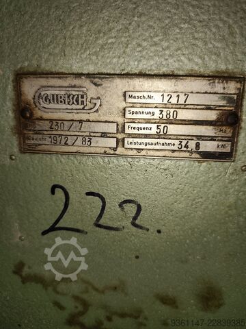 Maşină de rindeluit cu 6 feţe Gubisch BS2000