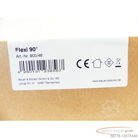 コンポーネント  Bauer  Böcker LED-Arbeitsleuchte Flexi 90° ohne Dimmer - ! - 900/46