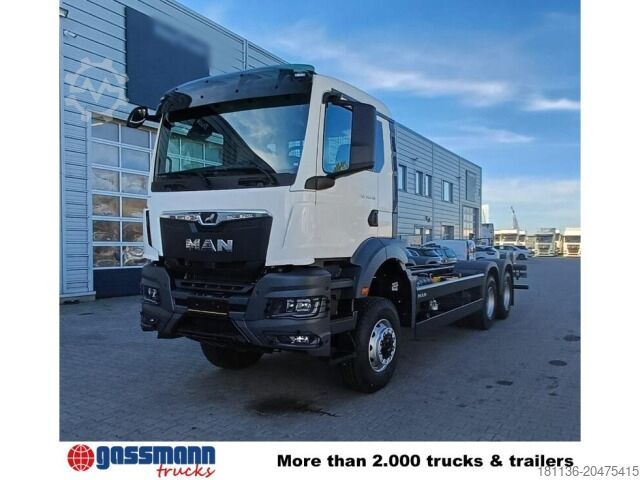 شاسی کامیون MAN TGS 33.440 6x6 BB CH, Hohe Bauart, Nebenantrieb