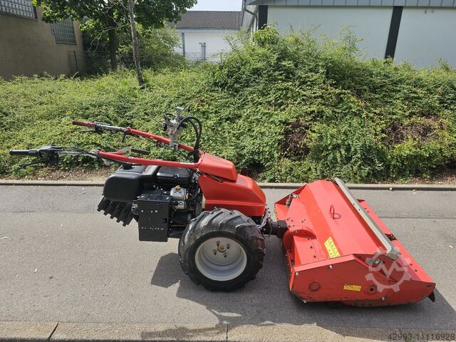 Hydro implement carrier flail mower 