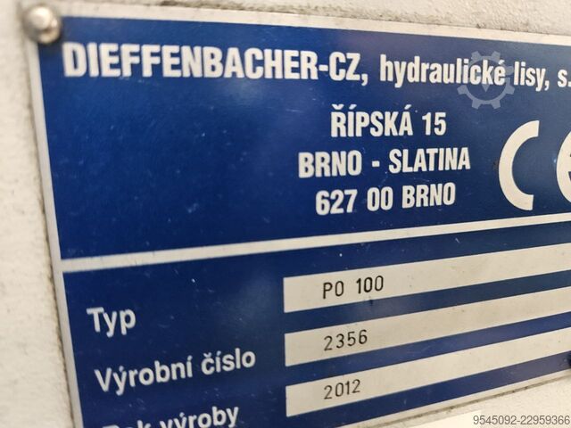 Trekkpresse Dieffenbacher PO 100