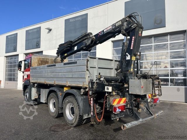 Sklápač MAN TGS 33.440 6x4 BB mit Heckkran HIAB 166ES-4
