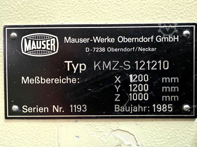 Coordinate measuring machine MAUSER KMZ - S121210