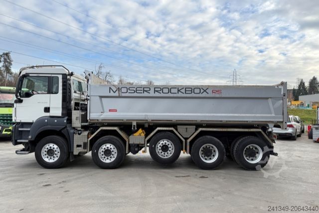 Camión volquete MAN TGS 41.500 10x4 Moser 2-Seiten