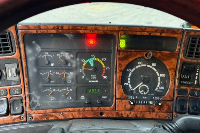 Camión plataforma con toldo SCANIA 164 580 V8 4x2