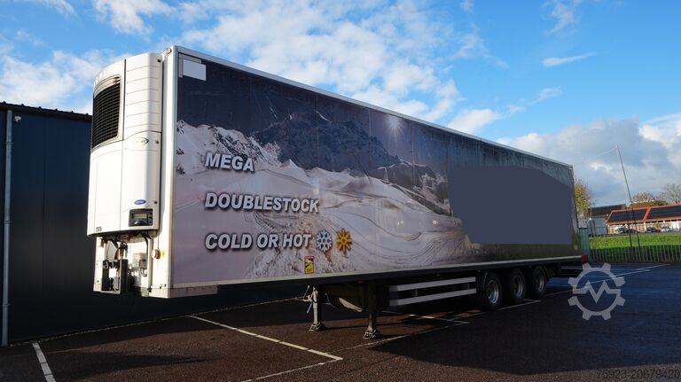 النقل المبرد / المجمد SYSTEM 3 AXLE MEGA FRIGO TRAILER DOUBLESTOCK HOT OR COLD