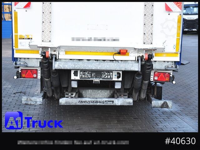 Open semitrailer with tarp SCHMITZ System Trailer, verzinkt,, Getränke VDI 2700, Ladebordwand