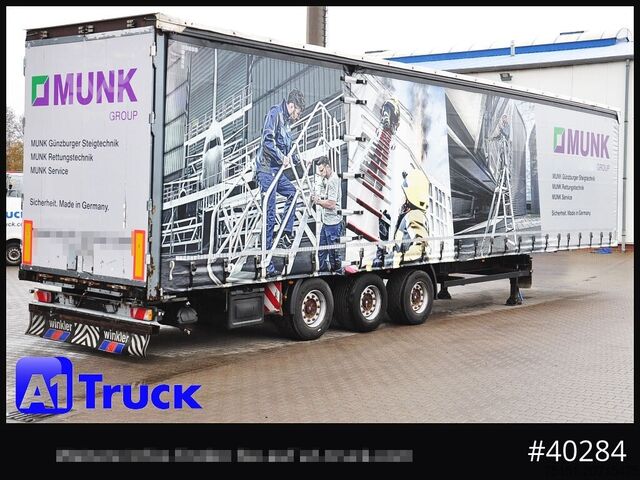 Open semitrailer with tarp KOEGEL S24-1 Mega,SAF, Hubdach, Plane verbreiterbar