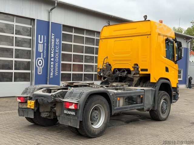 Standardowy ciągnik siodłowy SCANIA 450 XT 4x4 Euro 6 SZM Kipphydraulik Blatt / Luft