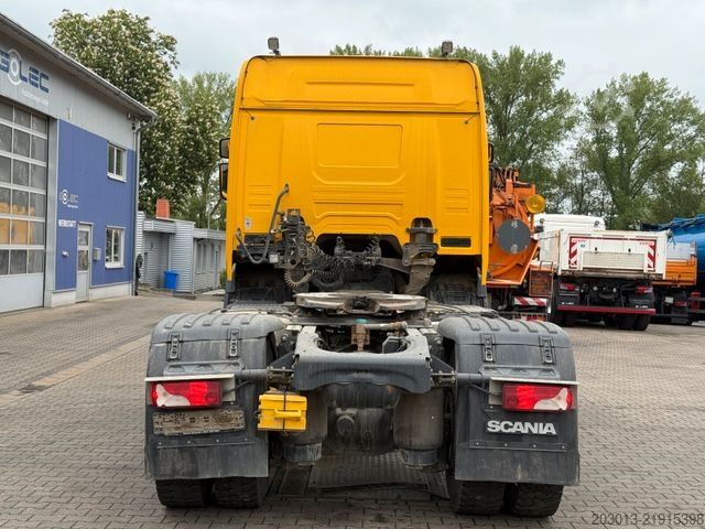 Standardowy ciągnik siodłowy SCANIA 450 XT 4x4 Euro 6 SZM Kipphydraulik Blatt / Luft