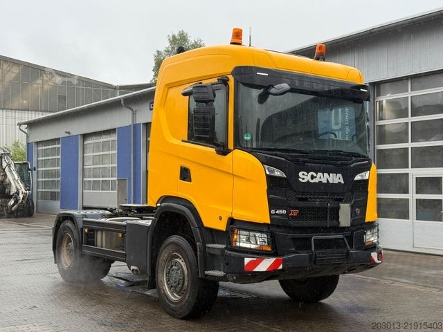 Standardowy ciągnik siodłowy SCANIA 450 XT 4x4 Euro 6 SZM Kipphydraulik Blatt / Luft