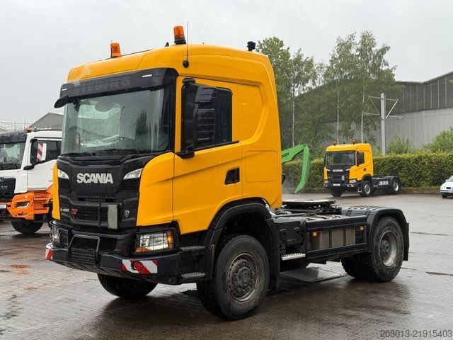 Standardowy ciągnik siodłowy SCANIA 450 XT 4x4 Euro 6 SZM Kipphydraulik Blatt / Luft