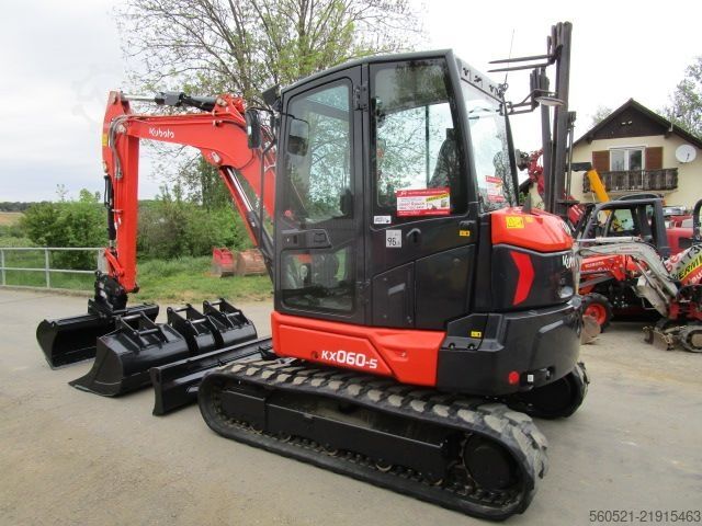 迷你挖掘机 Kubota KX 060-5 - 5,6 Ton.- Powertilt + hydraul. Schnellw