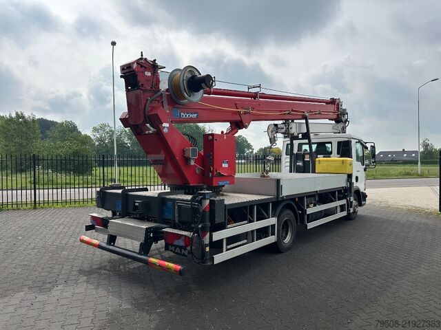 Alle terrein kraan Böcker AK 35/3000 with passenger basket, 2009, 12.460 km!