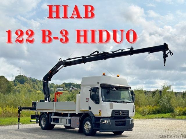 Autolaadkraan RENAULT C 430 * HIAB 122 B - 3 HIDUO + FUNK * TOP