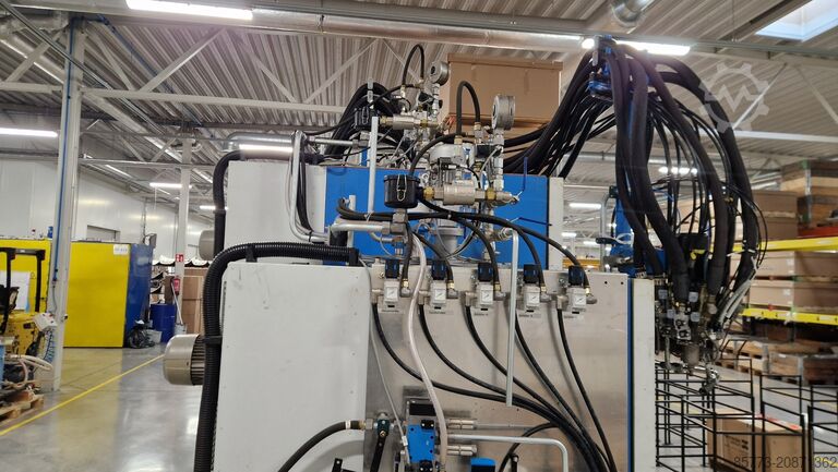 Poliuretāna apstrādes iekārta Hennecke ELASTOLINE F elastomer casting machine