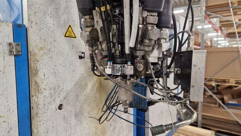 Poliuretāna apstrādes iekārta Hennecke ELASTOLINE F elastomer casting machine