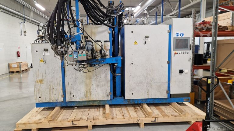 Poliuretāna apstrādes iekārta Hennecke ELASTOLINE F elastomer casting machine