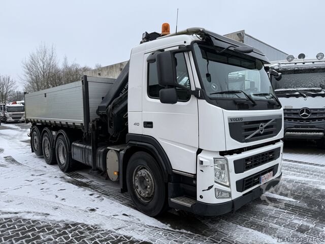 Autokran Volvo FM410 8X4 Kipper mit Kran HIAB 244-5