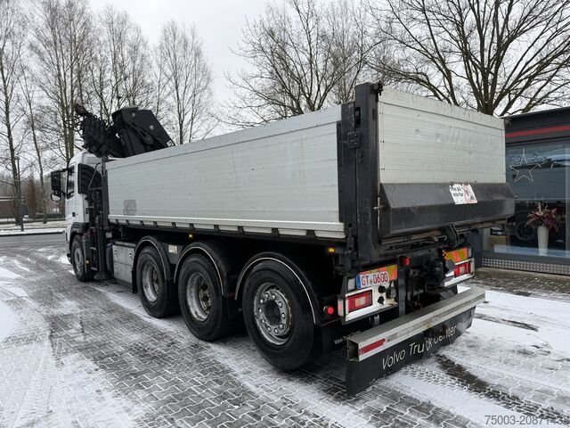 Autokran Volvo FM410 8X4 Kipper mit Kran HIAB 244-5