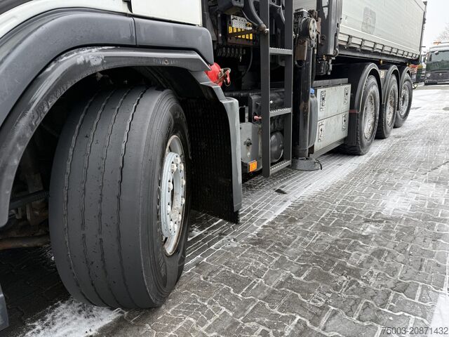 Autokran Volvo FM410 8X4 Kipper mit Kran HIAB 244-5