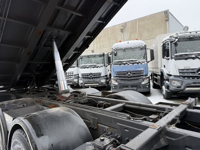 Autokran Volvo FM410 8X4 Kipper mit Kran HIAB 244-5