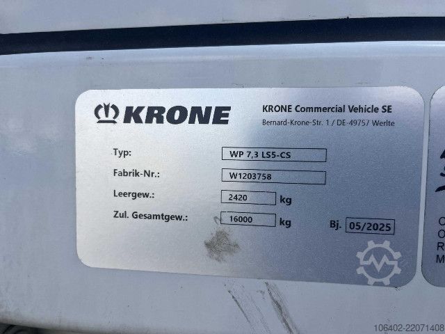 Trailer sasis tukar Krone CURTAIN Box / Brücke, 2x vorhanden