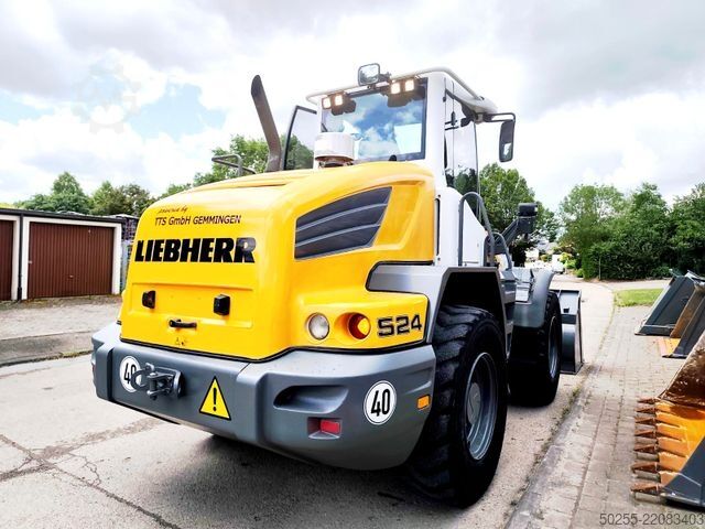 Kerekes rakodó LIEBHERR L 524 kein 514 538 TipTop sehr gute Ausstattung