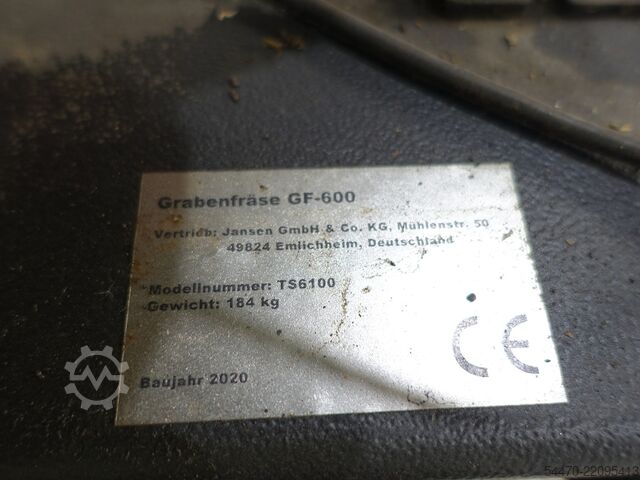 Rendegraver JANSEN GF-600