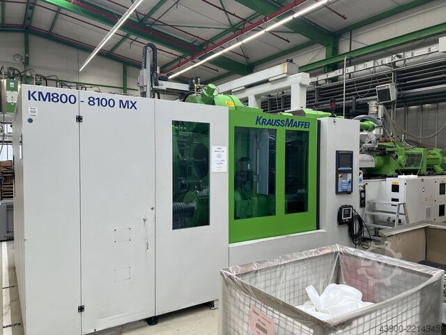 Injection moulding machine Krauss Maffei KM 800 - 8100 MX