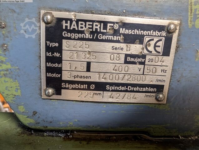 ψυχρό πριόνι HÄBERLE S225 B