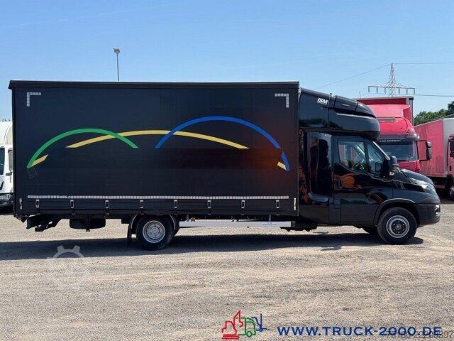 Transporter mit Pritsche & Plane Iveco Daily 70C18 Dachschlafkabine Schiebeplane + AHK