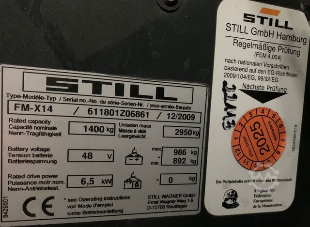 Náðu vörubíl STILL FM-X14