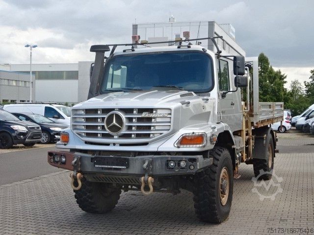 Avolava kuorma-auto MERCEDES-BENZ Zetros 1833 4x4 Pritsche AHK Standhzg Automatik