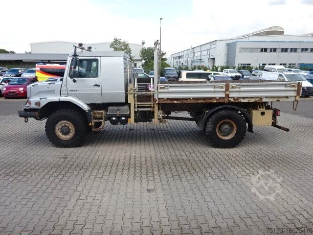 Avolava kuorma-auto MERCEDES-BENZ Zetros 1833 4x4 Pritsche AHK Standhzg Automatik