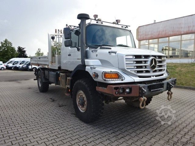 Avolava kuorma-auto MERCEDES-BENZ Zetros 1833 4x4 Pritsche AHK Standhzg Automatik