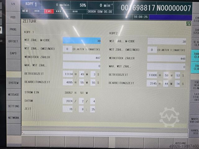 CNC-bewerkingscentrum voor draaien en frezenCNC-draaien-frezen bewerkingscentrum DMG MORI NTX 1000 -ZSM