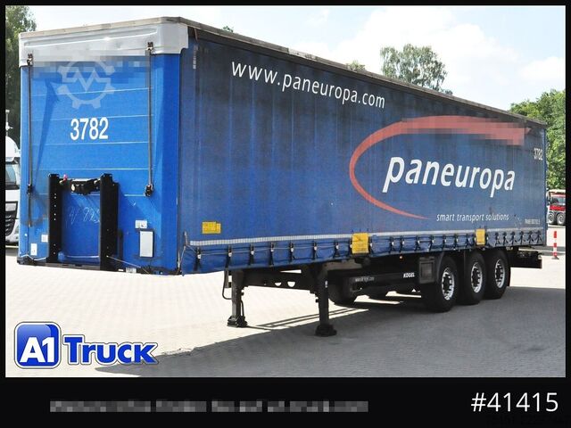 Otvorena poluprikolica s ceradom KOEGEL S 24 Tautliner, Code XL, BPW,  1 Vorbesitzer, VDI 2700