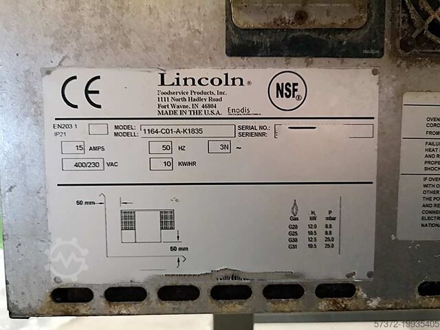 Horno continuo Lincoln 1164-C01-A-K1835