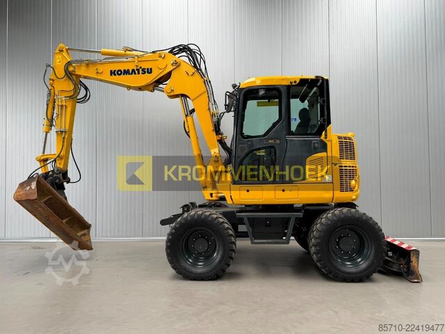 Escavatore gommato Komatsu PW 98 MR-10