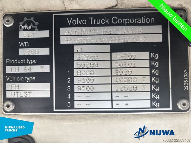 Standardni SZM Volvo FH 500 6x4 Schuifschotel + Xenon
