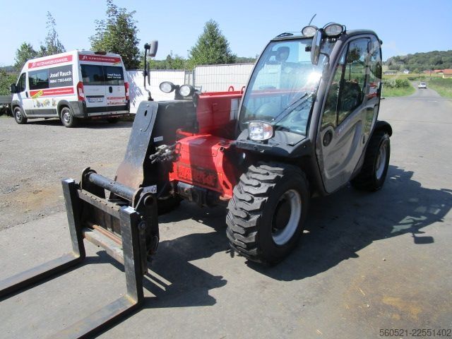 Stingrs teleskopiskais iekrāvējs Manitou MT 625 - 6m 2,5 Ton. mit Palettengabel + Schnellwe