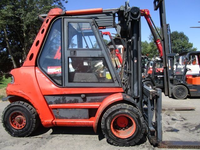  Linde H80D-02 Zinkenversteller + Duplex-Freisichtmast