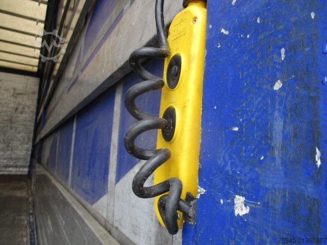 Flatbed truck with tarp RENAULT D12/280, LBW, TÜV 03/2026